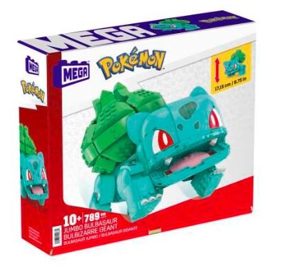 Konstruktorius didysis bulbasauras mega construx pokemon, 789 d.