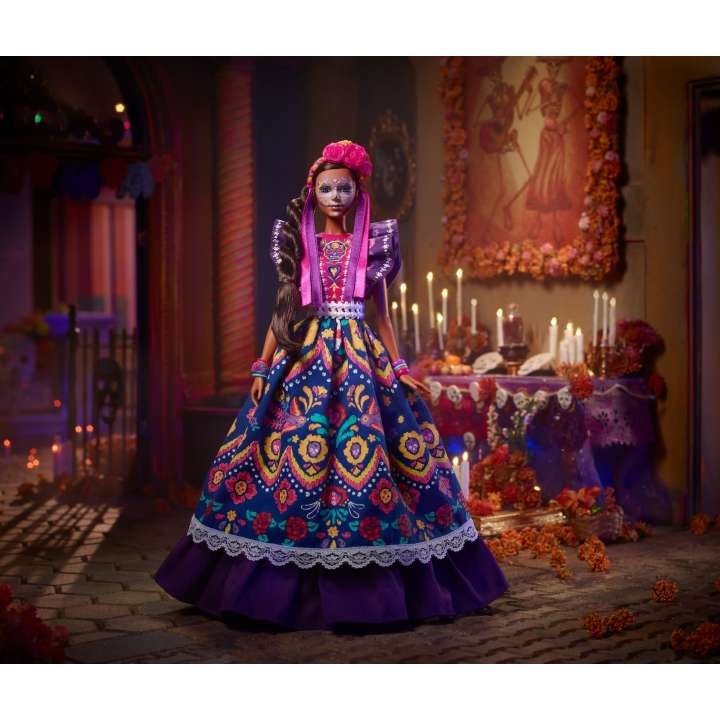 Lėlė barbie dia de los muertos mattel