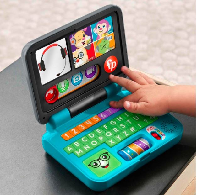 Žaislinis nešiojamas kompiuteris fisher price hhx33, pl