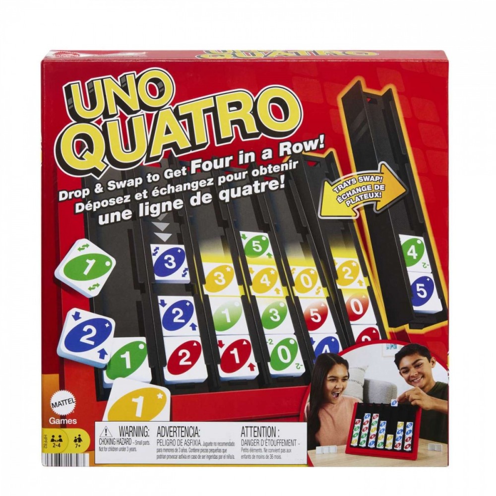 Kortų žaidimas uno quatro