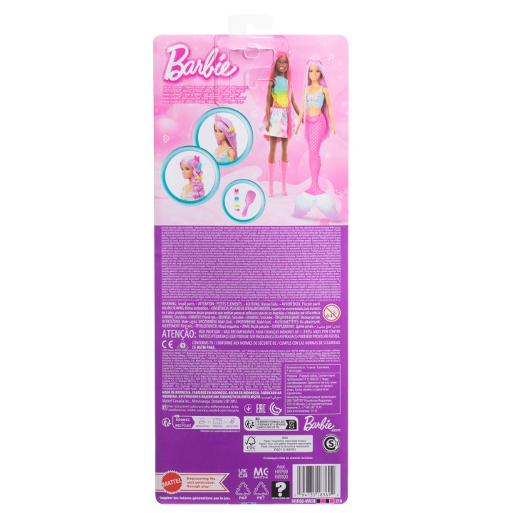 Lėlė barbie undinėlė hrr00, 118536433
