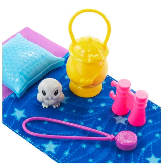 Lėlė barbie mattel camping chelsea