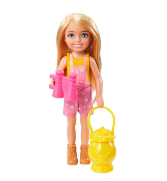 Lėlė barbie mattel camping chelsea