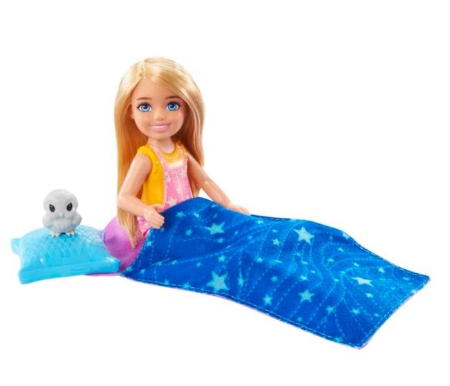 Lėlė barbie mattel camping chelsea