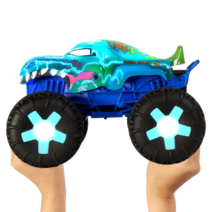 Radijo bangomis valdomos mašina mattel hot wheels rc monster truck mega-wrex jbd90