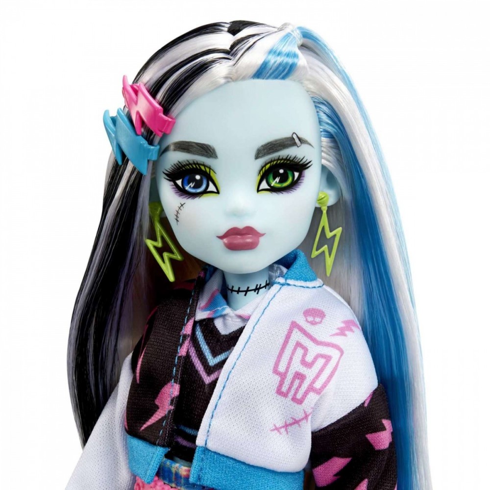 Lėlė su aksesuarų rinkiniu monster high core frankie