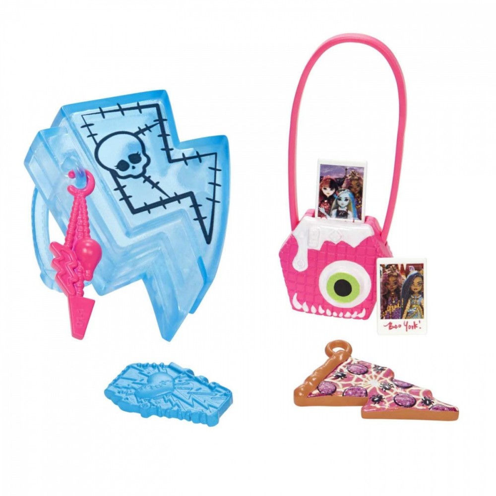 Lėlė su aksesuarų rinkiniu monster high core frankie