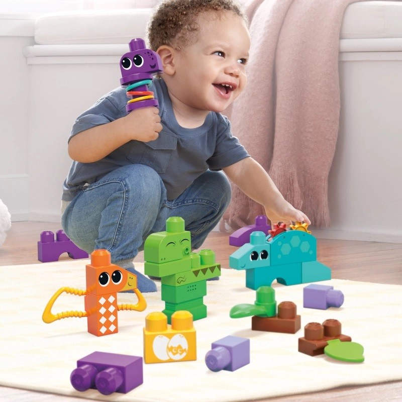 Rinkinys dinozaurai mega bloks