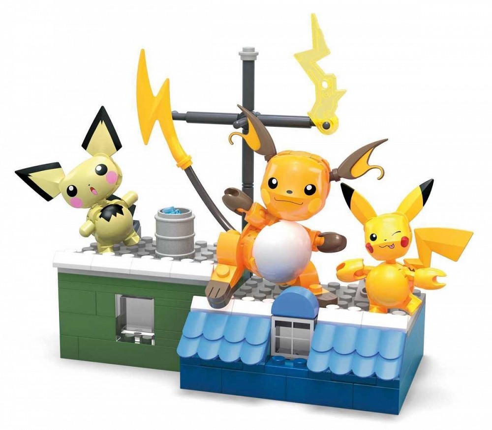 Konstruktorius mega construx pokemon pikachu evoliucija