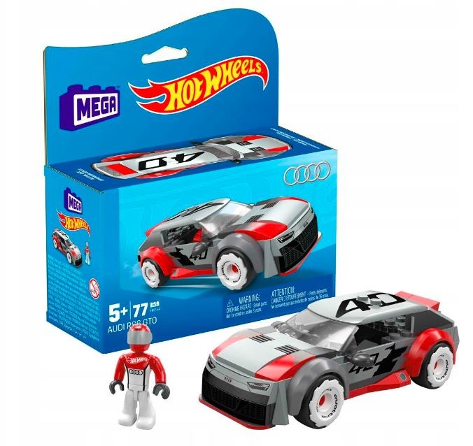 Konstruktorius hot wheels mega pads audi rs6 gto, 77 d.