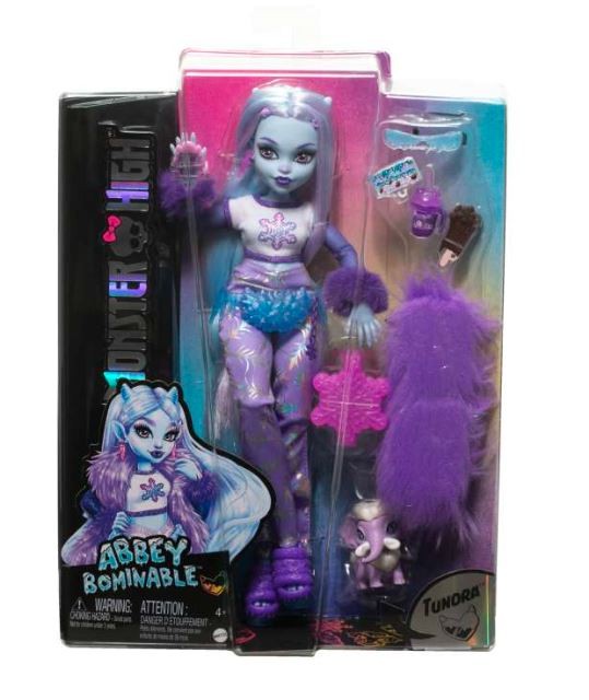 Lėlė su priedais monster high abbey bominable, 30 cm, 96062473