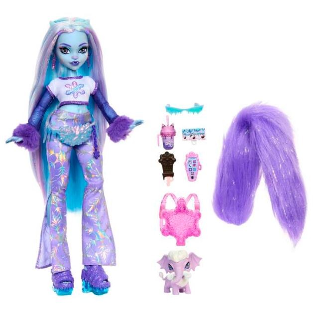 Lėlė su priedais monster high abbey bominable, 30 cm, 96062473