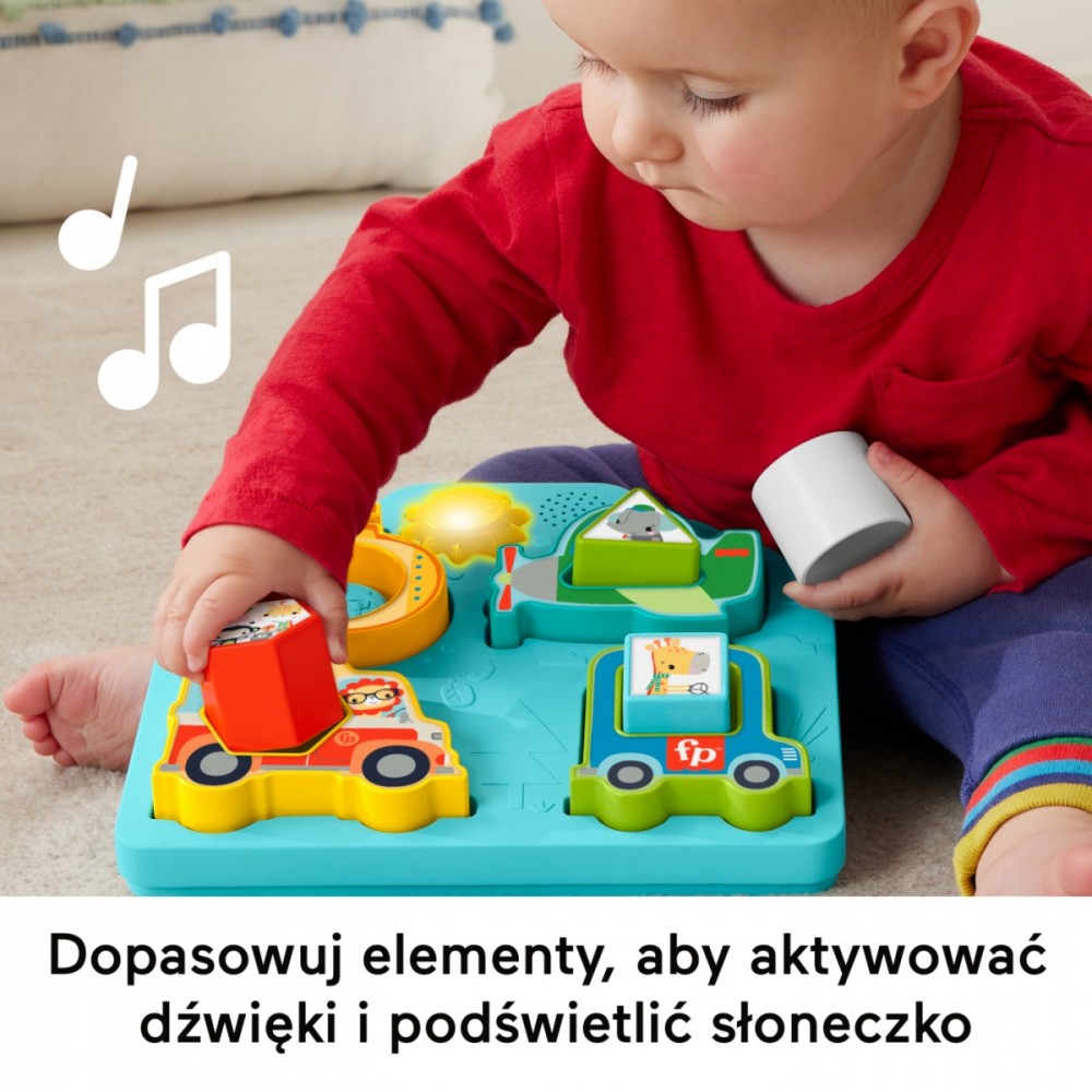 Edukacinis mašinėlių žaidimas fisher-price