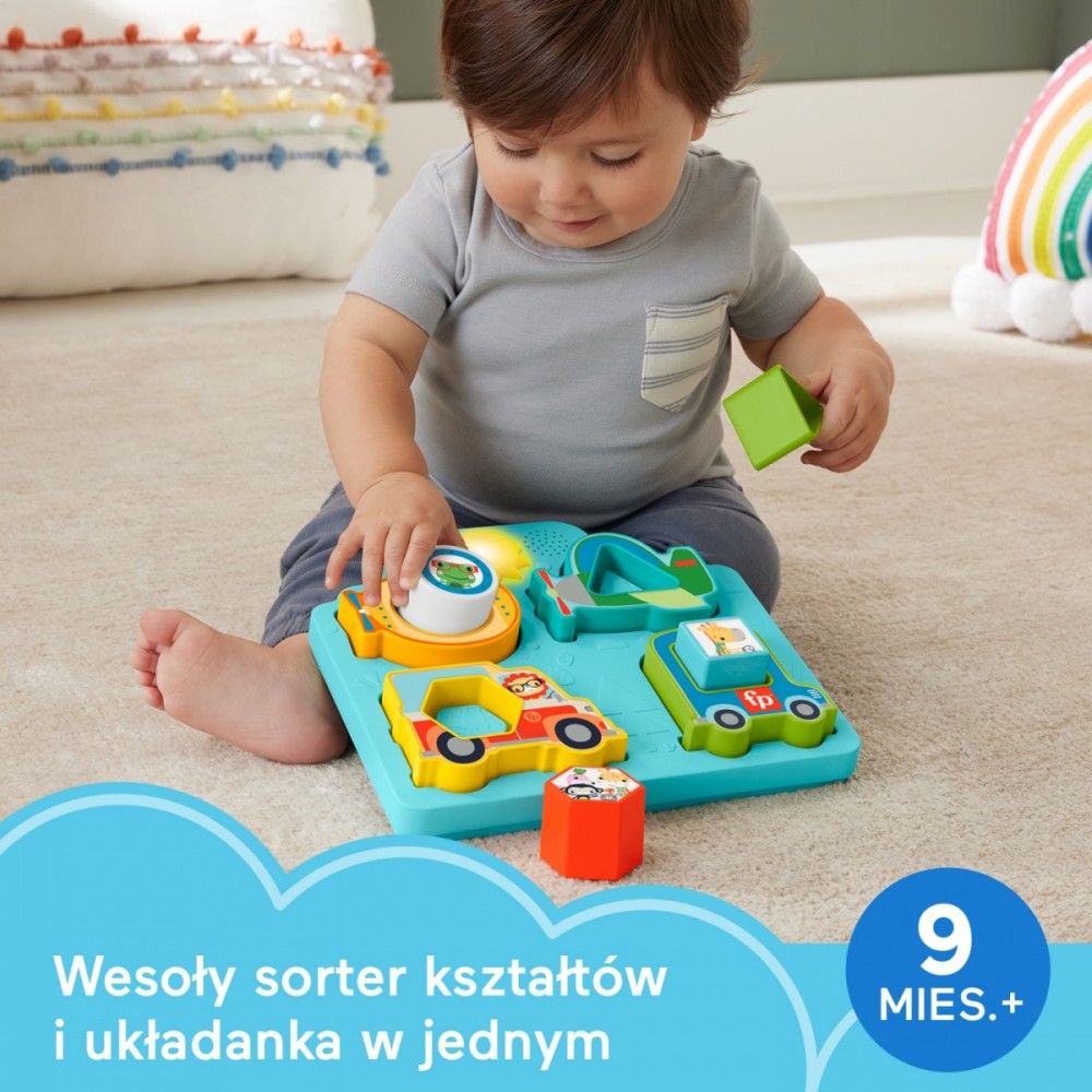 Edukacinis mašinėlių žaidimas fisher-price