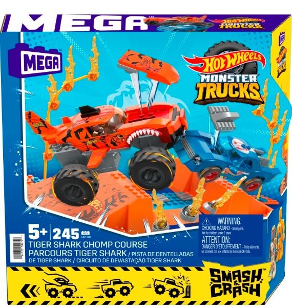 Konstruktorius hot wheels mega construx susidūrimas