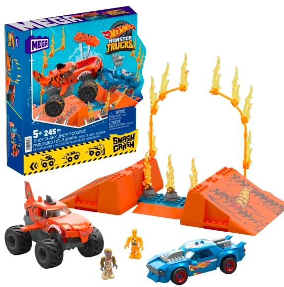 Konstruktorius hot wheels mega construx susidūrimas