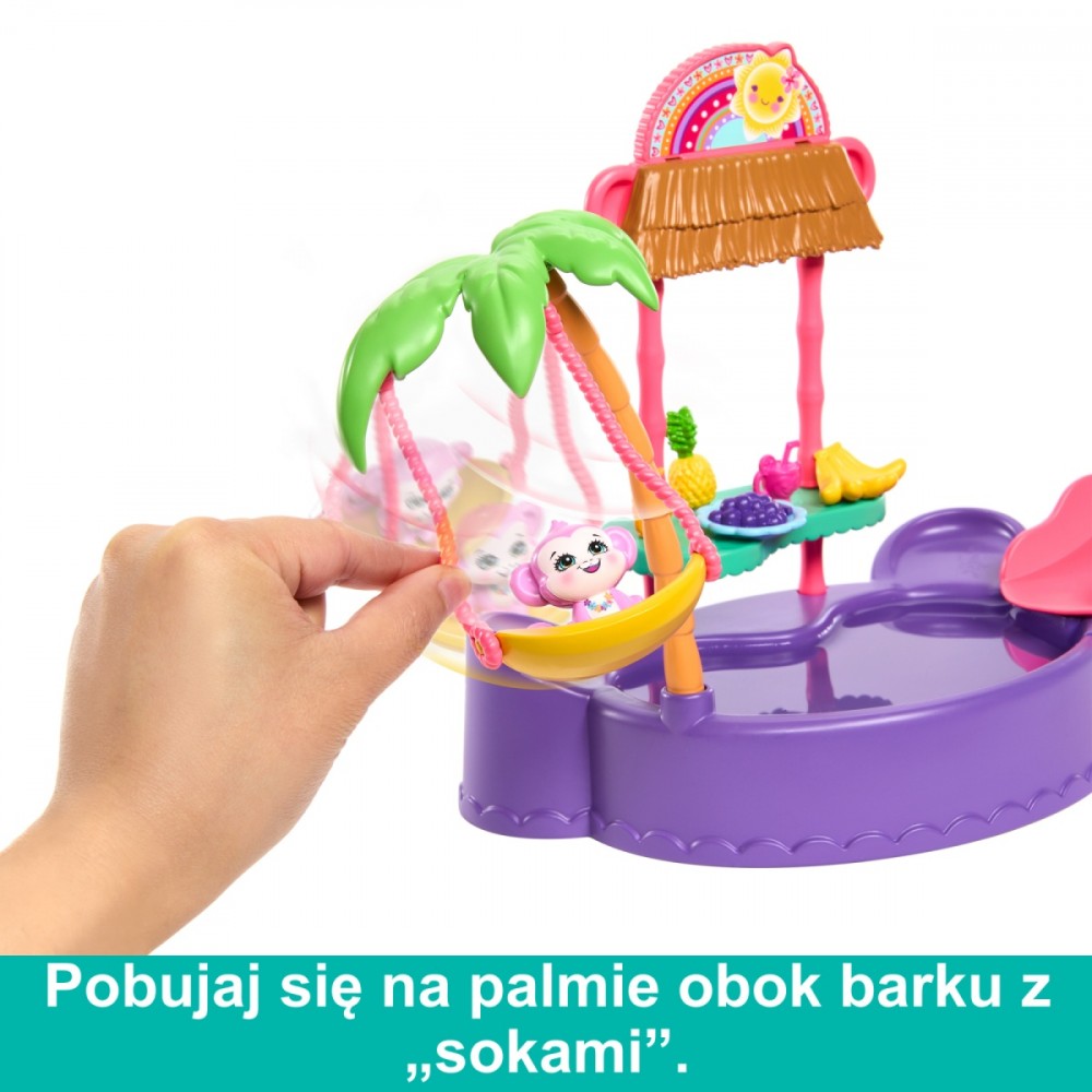 Lėlė su baseinu ir priedais enchantimals