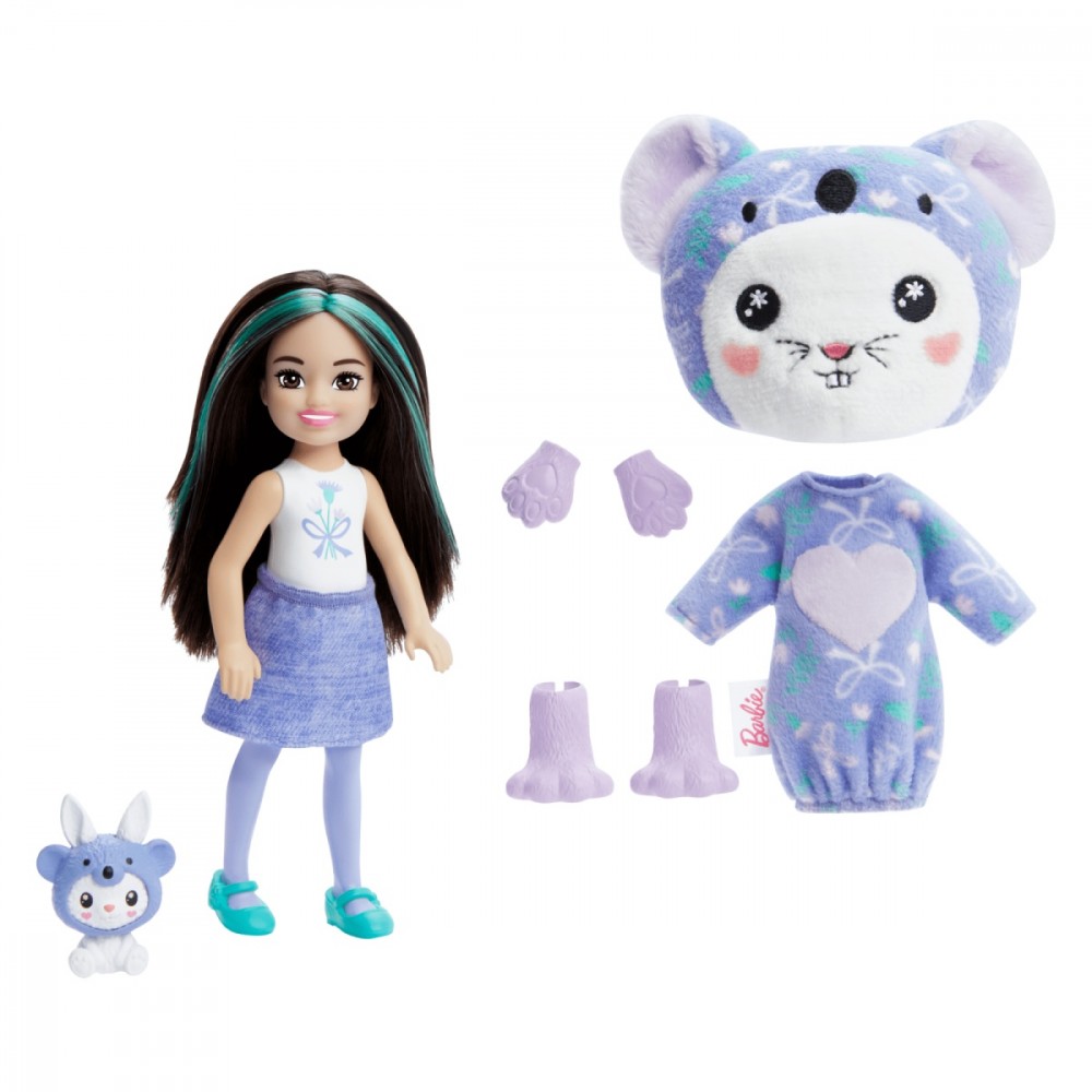 Lėlės čelsės rinkinys triušytė barbie cutie reveal