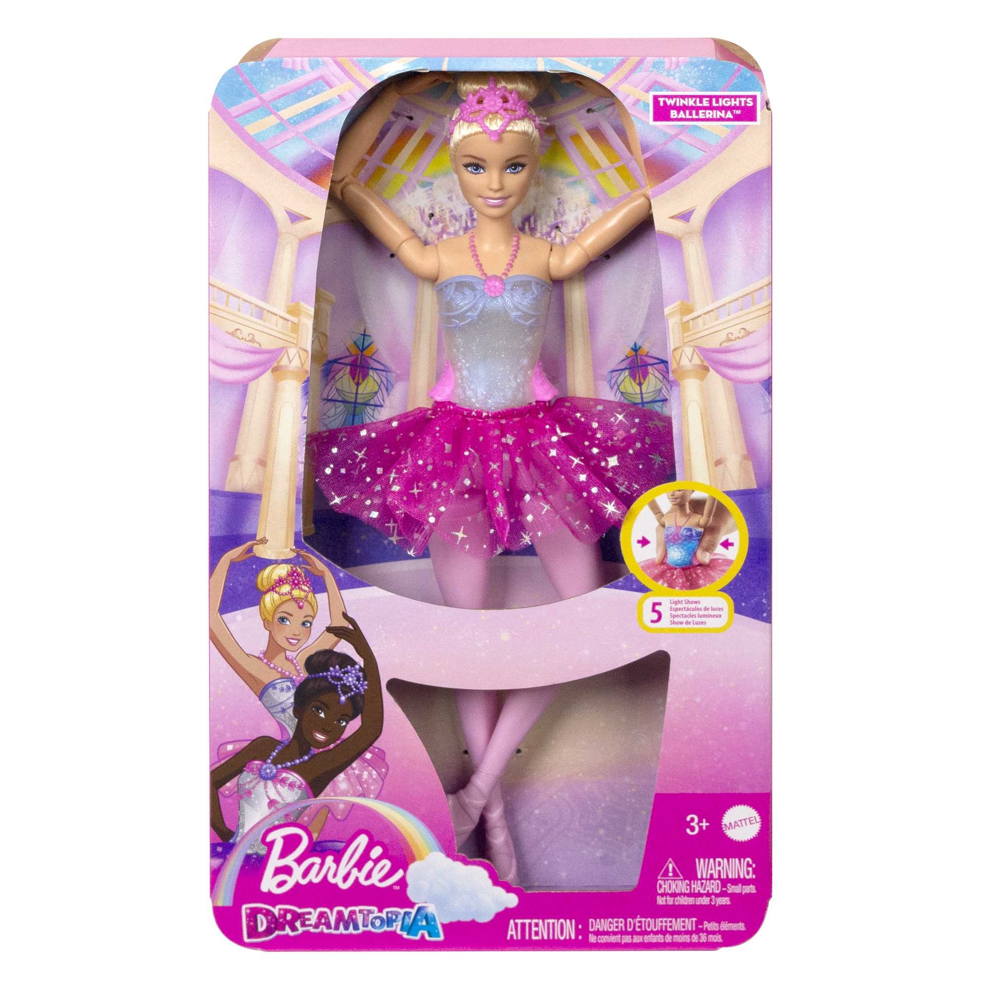 Balerina su švieselėmis Barbie Dreamtopia