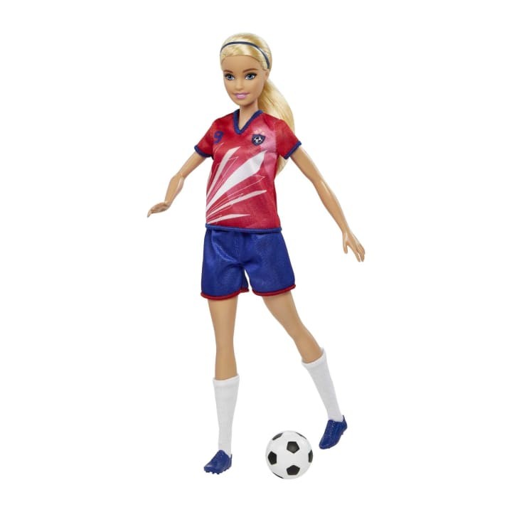 Lėlė futbolininkė barbie hcn17