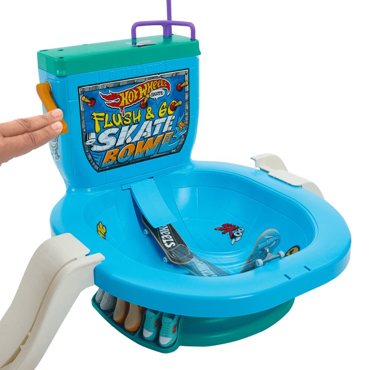 Rinkinys hot wheels riedlenčių parkas - unitazas, hxl16