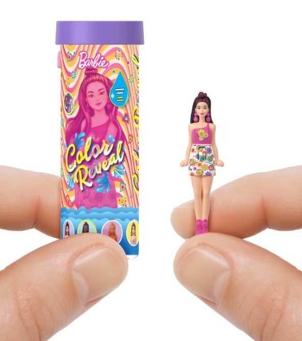 Mini lėlė barbie color reveal mini barbieland