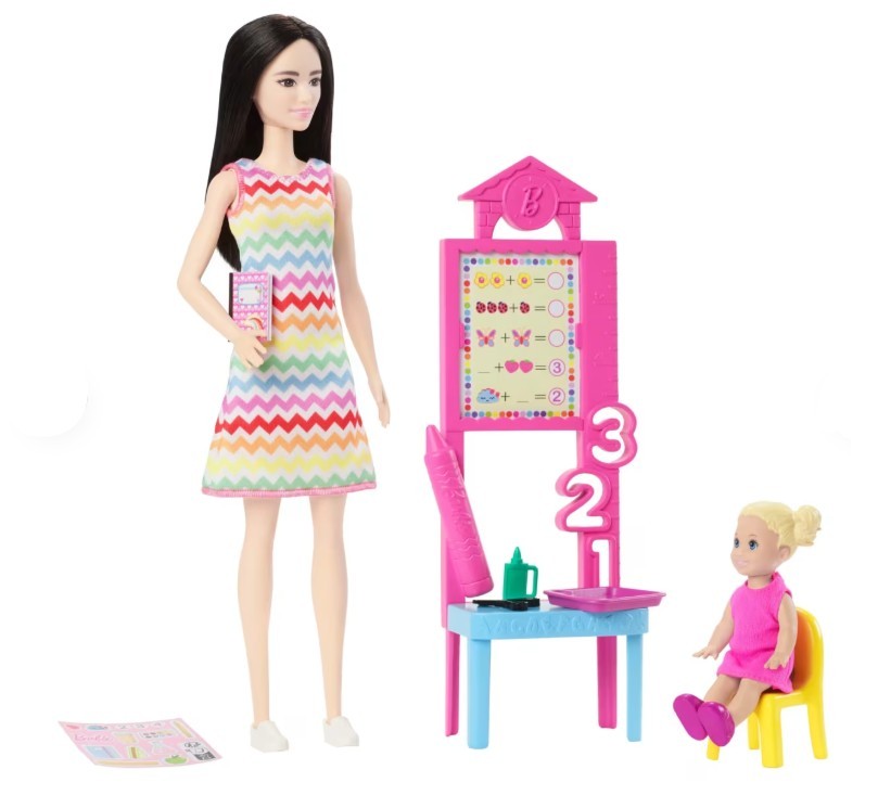 Barbie lėlės mokytojos rinkinys