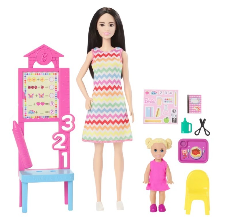 Barbie lėlės mokytojos rinkinys