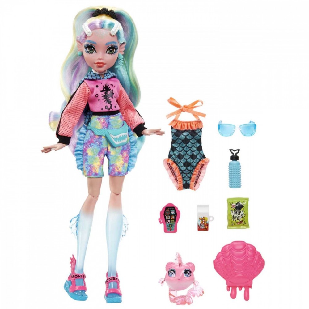 Lėlė monster high lagoona blue