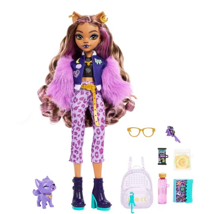 Monster high lėlė clawdeen wolf