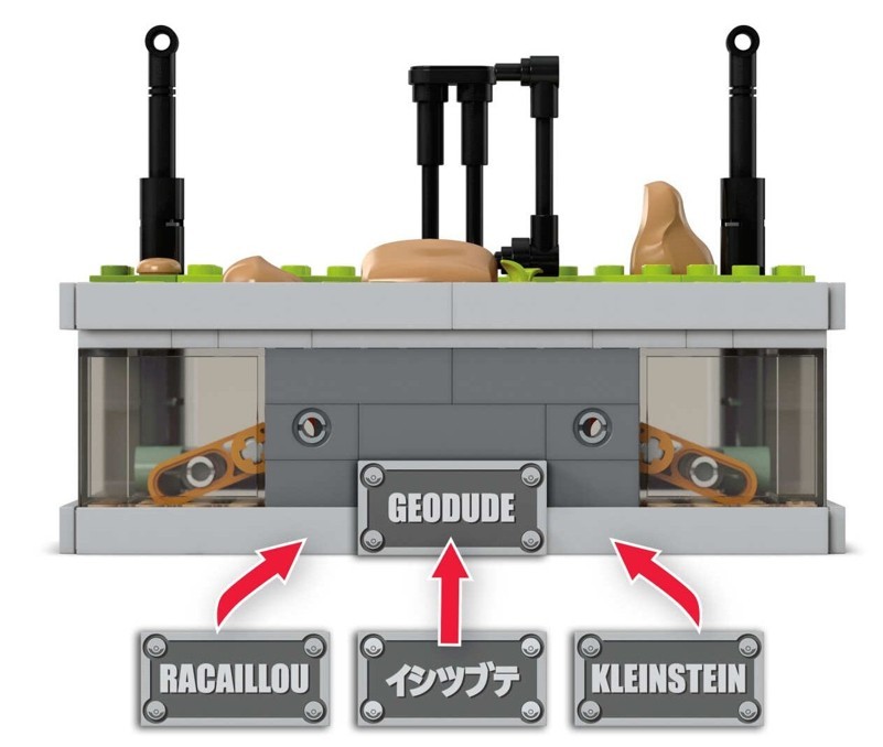 Mini Pokémon Geodude Konstravimo Rinkinys