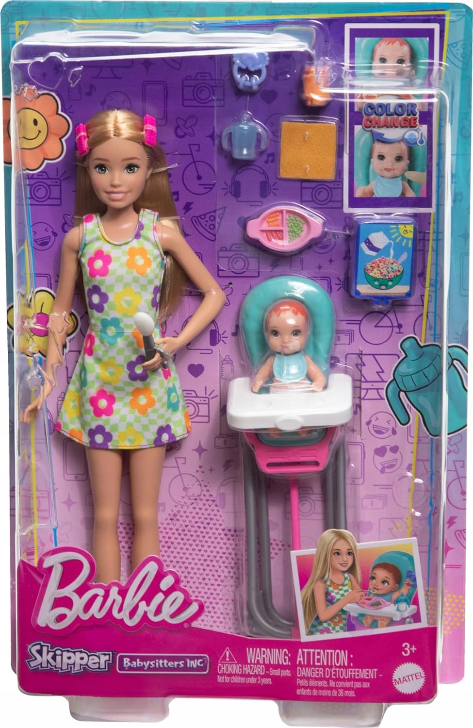 Lėlė su priedais Barbie Auklė