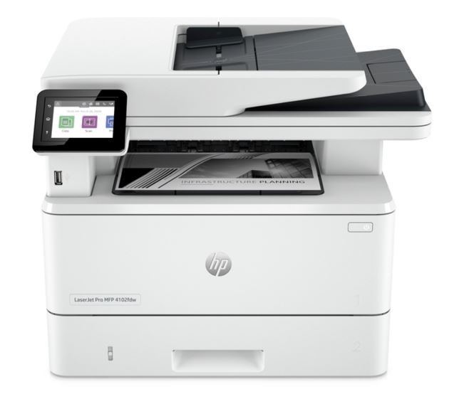 Lazerinis spausdintuvas hp laserjet pro mfp 4102dw, nespalvotas