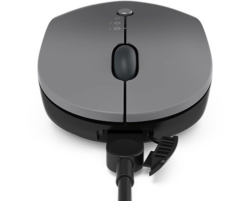 Belaidė pelė lenovo 4y51c21217, juoda/pilka