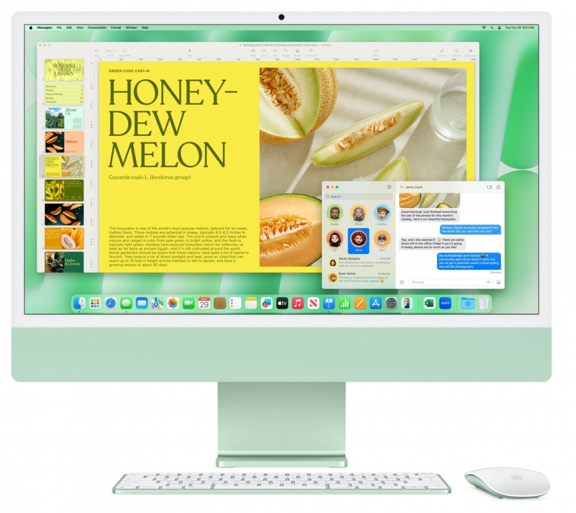 Kompiuteris imac 24” 4.5k retina, apple m4 10c cpu, 10c gpu/16gb/256gb ssd/green/int mwuy3ze/a