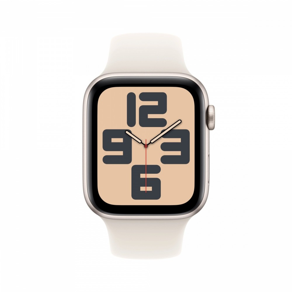 Išmanusis laikrodis apple watch se gps + cellular 44mm starlight aluminium case with starlight sport band - m/l mxgu3et/a