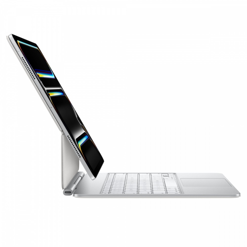 Magic keyboard for ipad pro 13‑inch (m4) - international english - white mwr43z/a, apple ipad pro 2024 (12.9