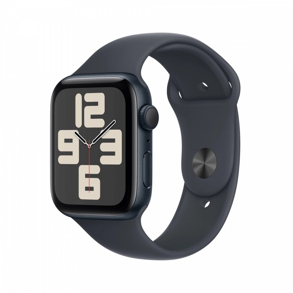 Išmanusis laikrodis apple watch se gps 44mm midnight aluminium case with midnight sport band - s/m mxej3et/a