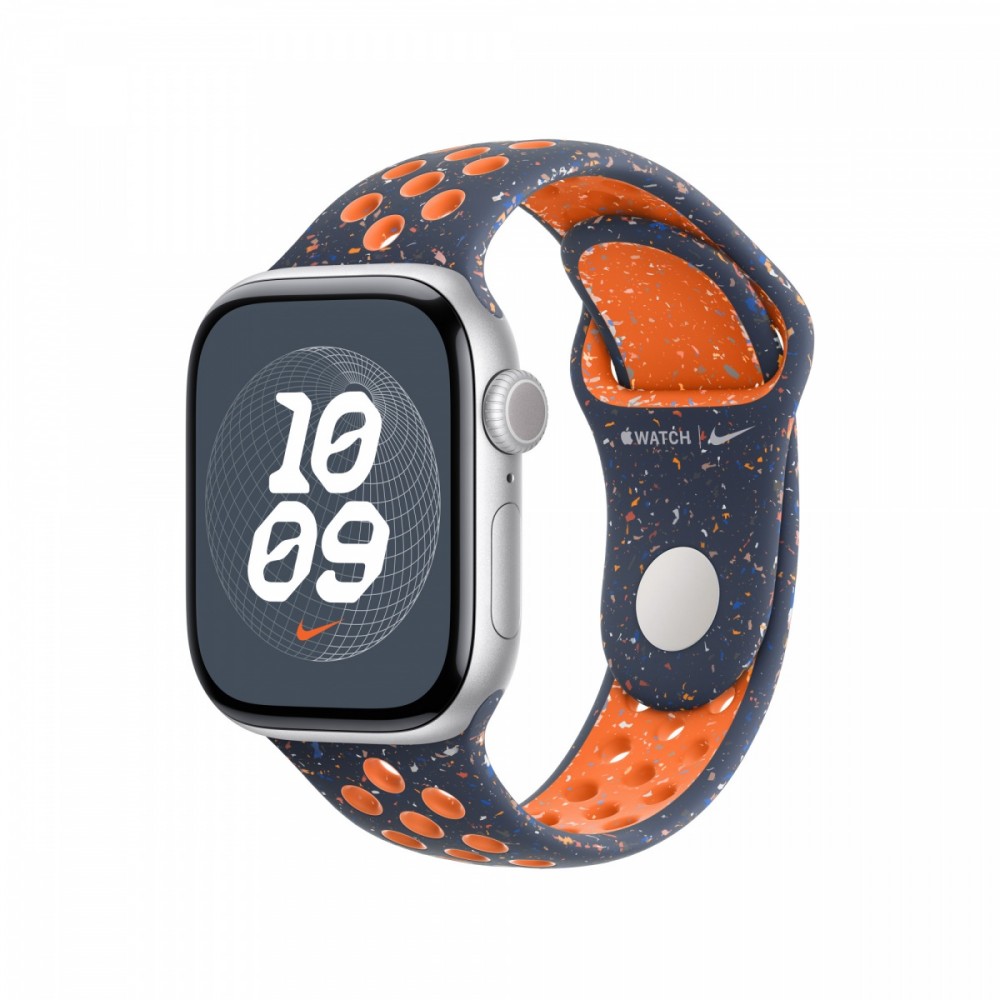 Nike sportinė juosta „mėlyna liepsna“ 42 mm korpusui - s/m dydis