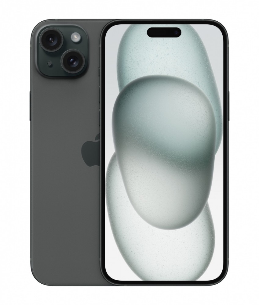 Telefonas apple iphone 15 plus 128gb black mu0y3px/a