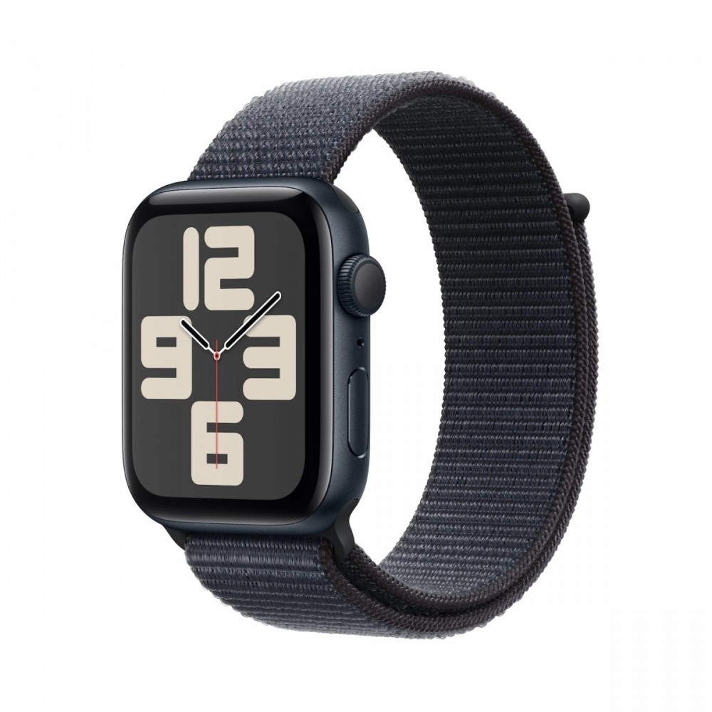 Išmanusis laikrodis apple watch se gps 44mm midnight aluminium case with ink sport loop mxep3et/a