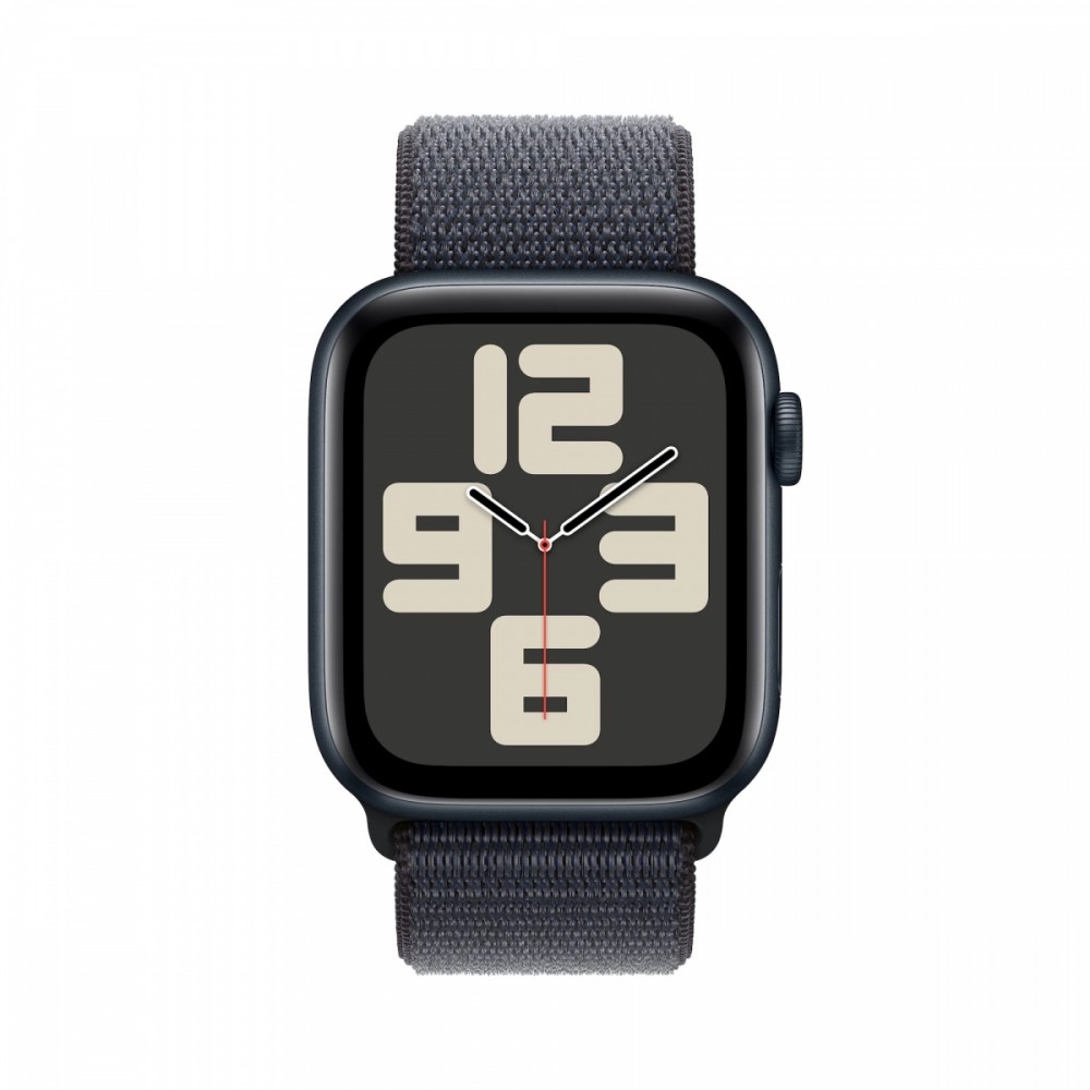 Išmanusis laikrodis apple watch se gps 44mm midnight aluminium case with ink sport loop mxep3et/a
