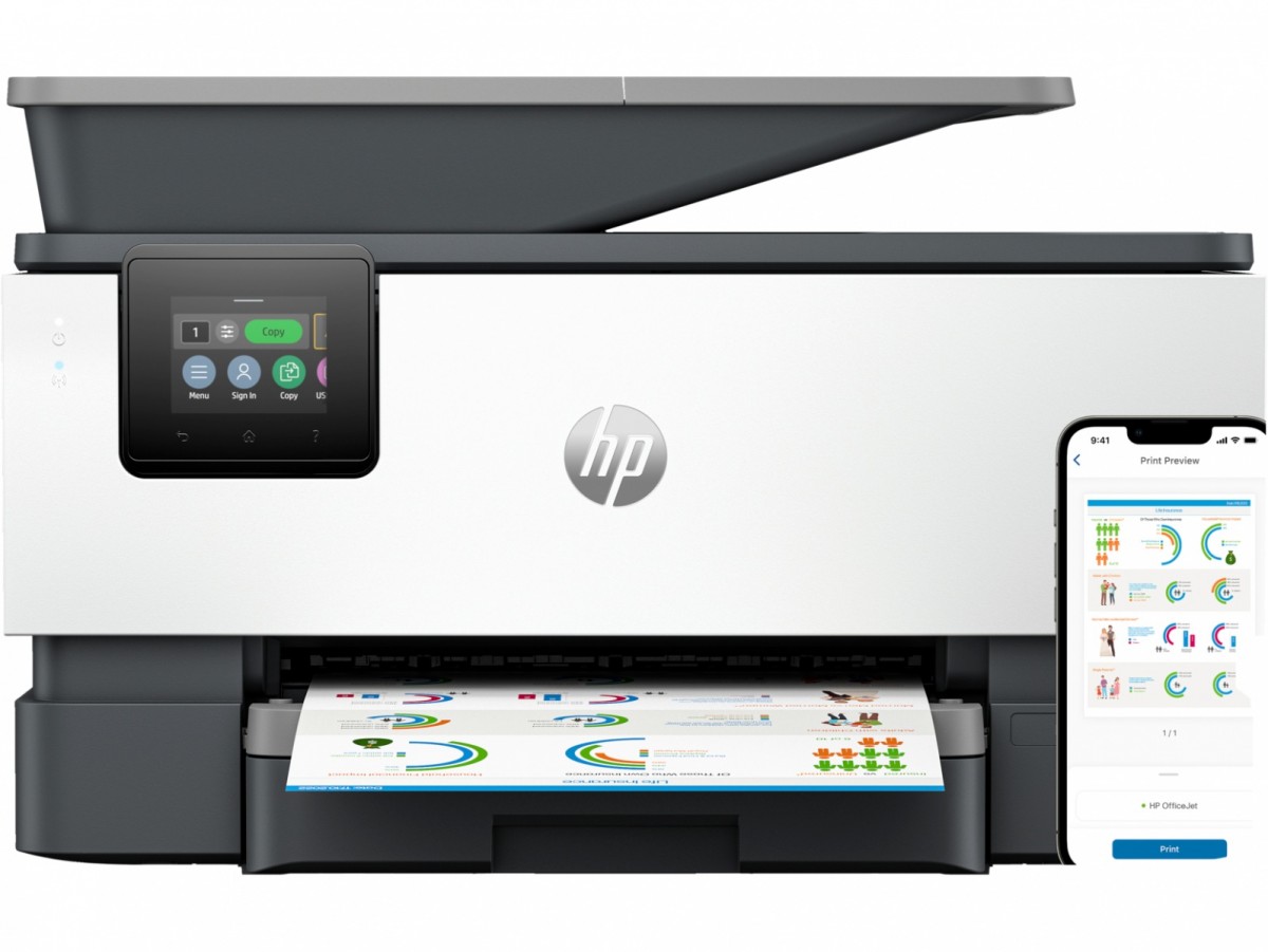 Rašalinis spausdintuvas hp officejet pro 9125e (403x5b)