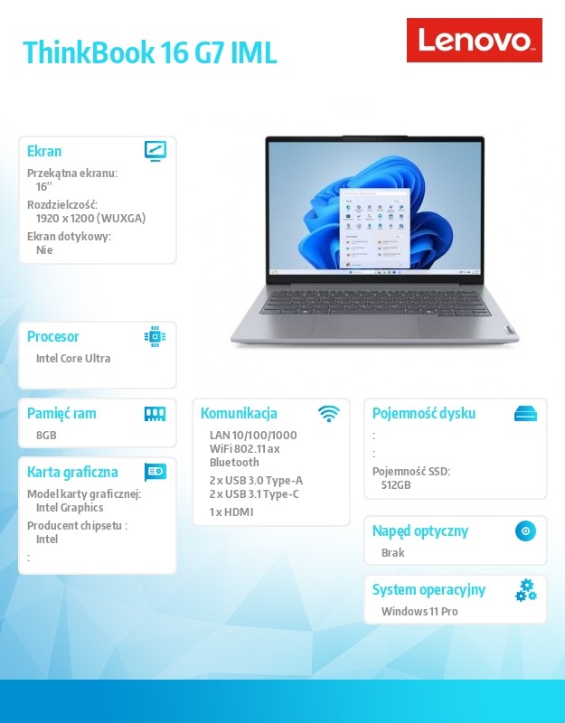 Lenovo thinkbook 16 g7 iml (21ms007xpb)