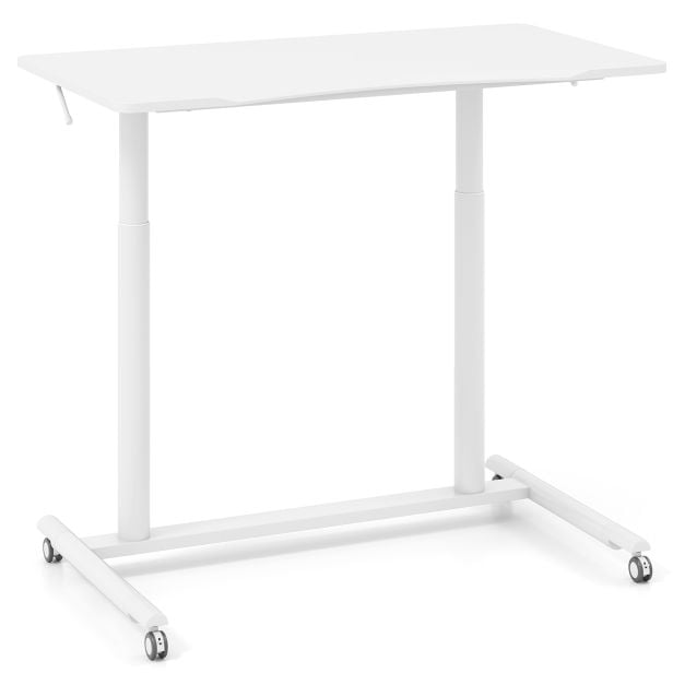 Reguliuojamas mobilus stalas 95×52×70–106 cm
