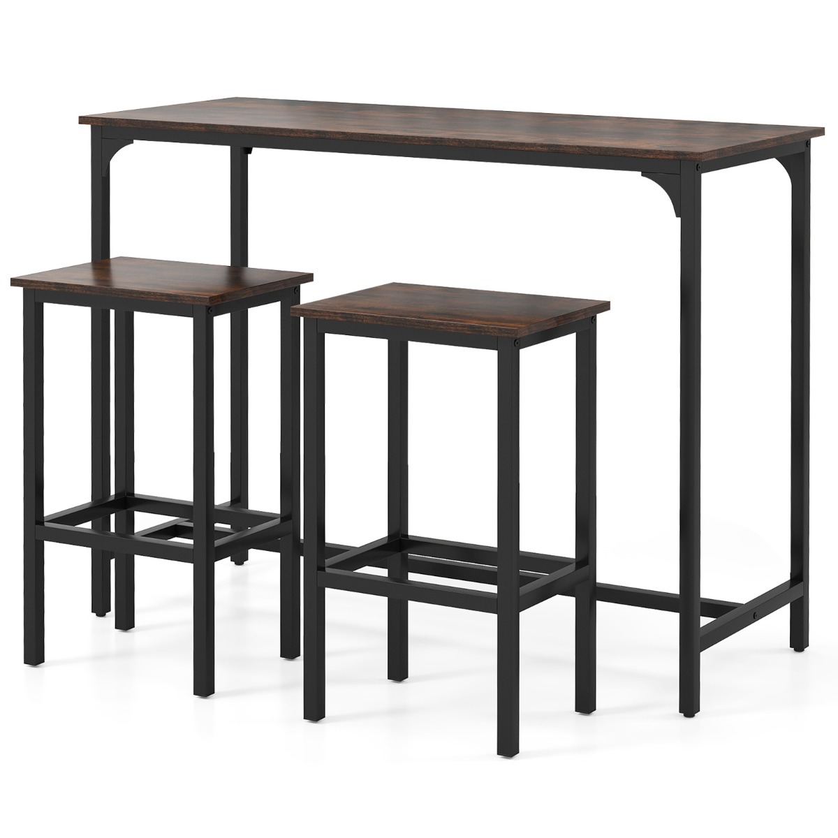 Baro stalo rinkinys 120 x 48 x 91 cm 3 vnt.