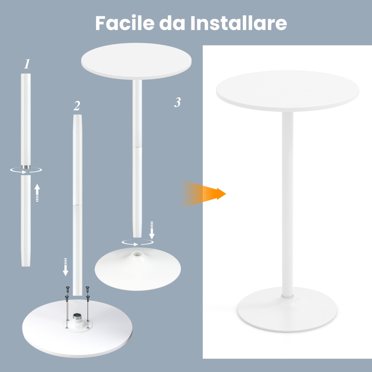 Bistro staliukas 101.5 cm 2 vnt. 3