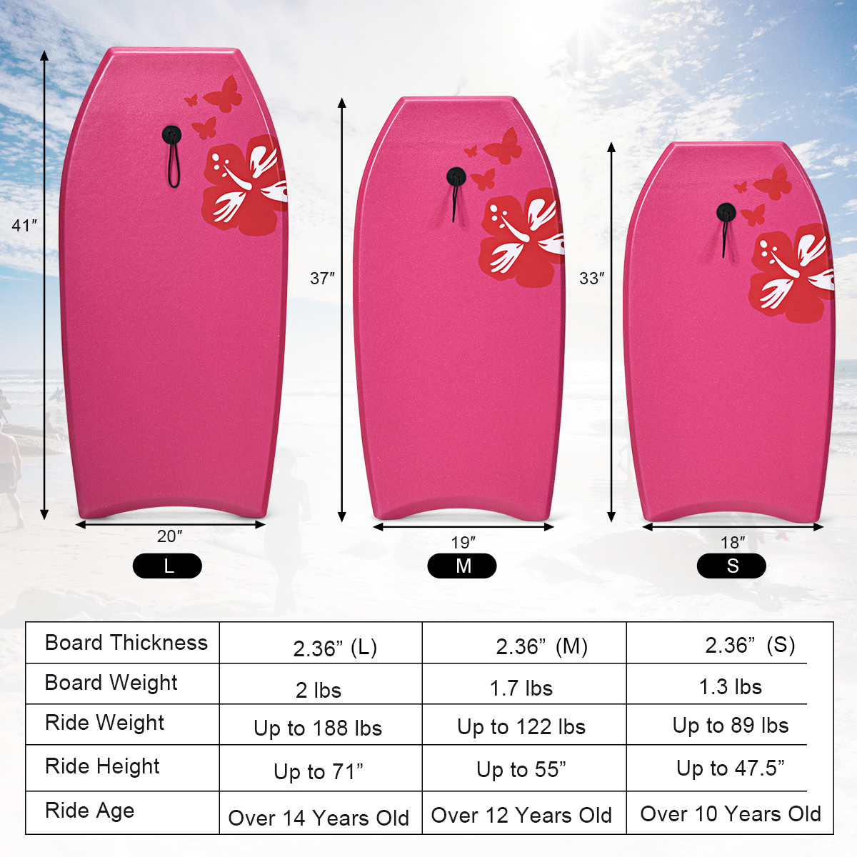 Bodyboard 94.0 cm / 104.1 cm 3
