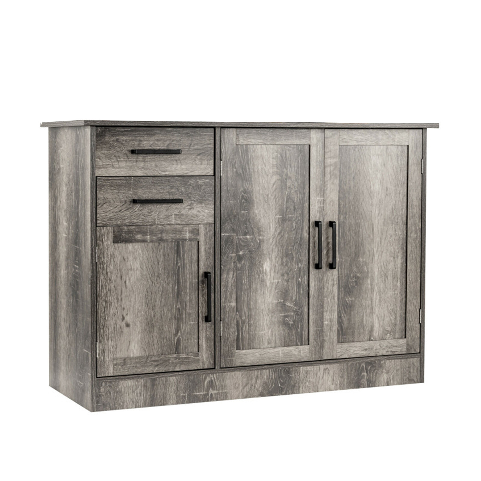 Virtuves skapis ar 2 atvilktnēm un regulējamu plauktu, 110,5 × 40,6 × 78,7 cm 3