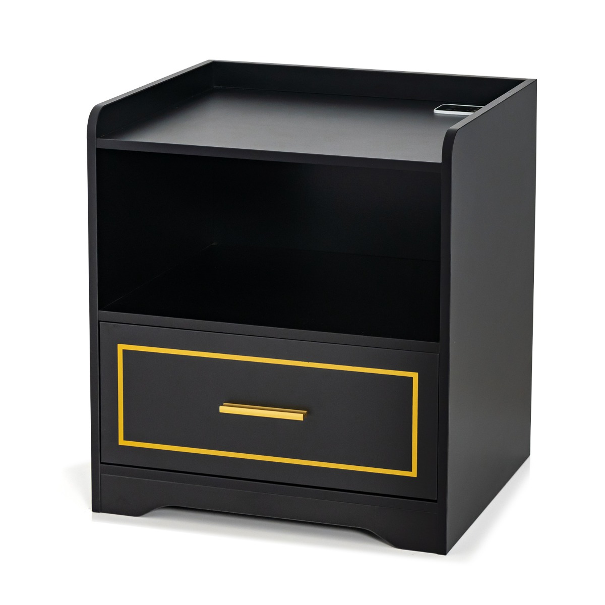 Naktinis staliukas juodas